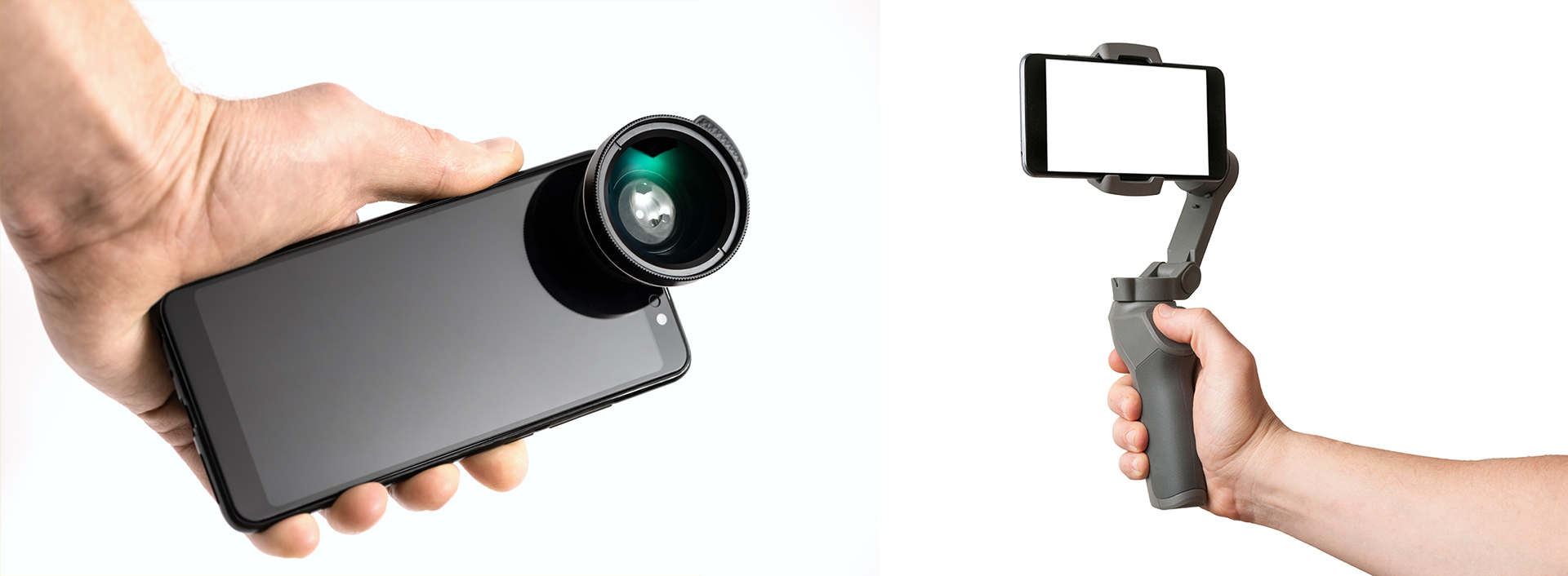 Gimbal lens smartphone